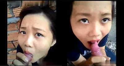 Bồ mút thằng nhỏ ở vườn sau nhà