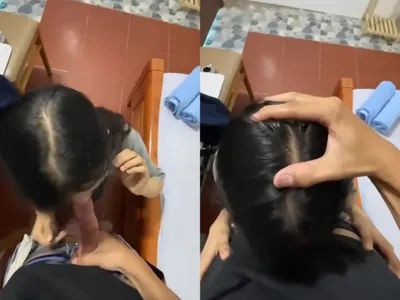 Xin má qua nhà bạn học thêm, nữ sinh c3 bị thằng bồ xả sữa chua vào mồm